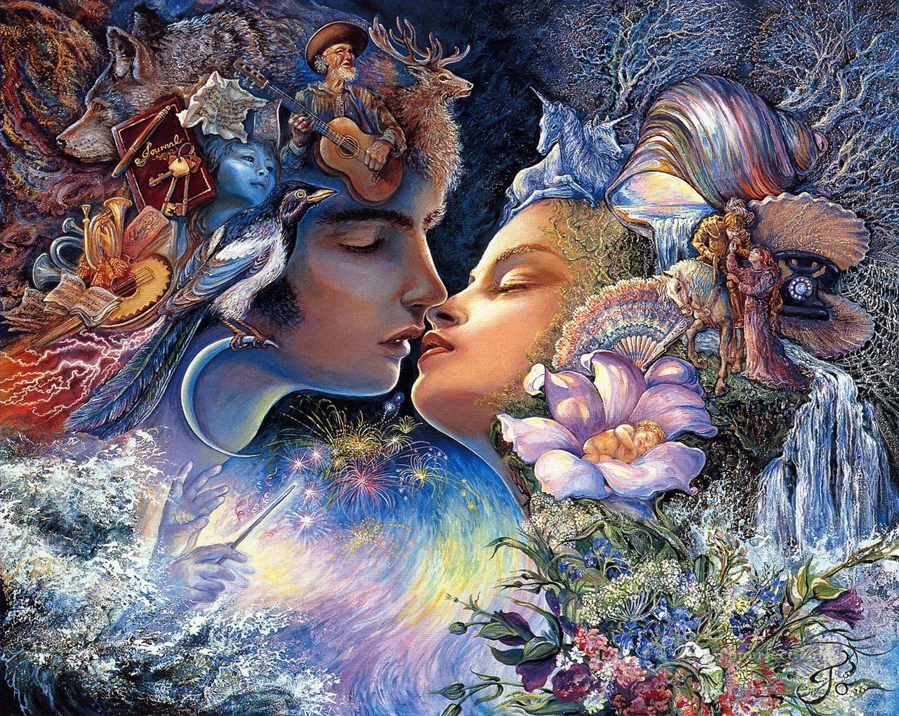 JW prelude to a kiss Fantasy Oil Paintings
